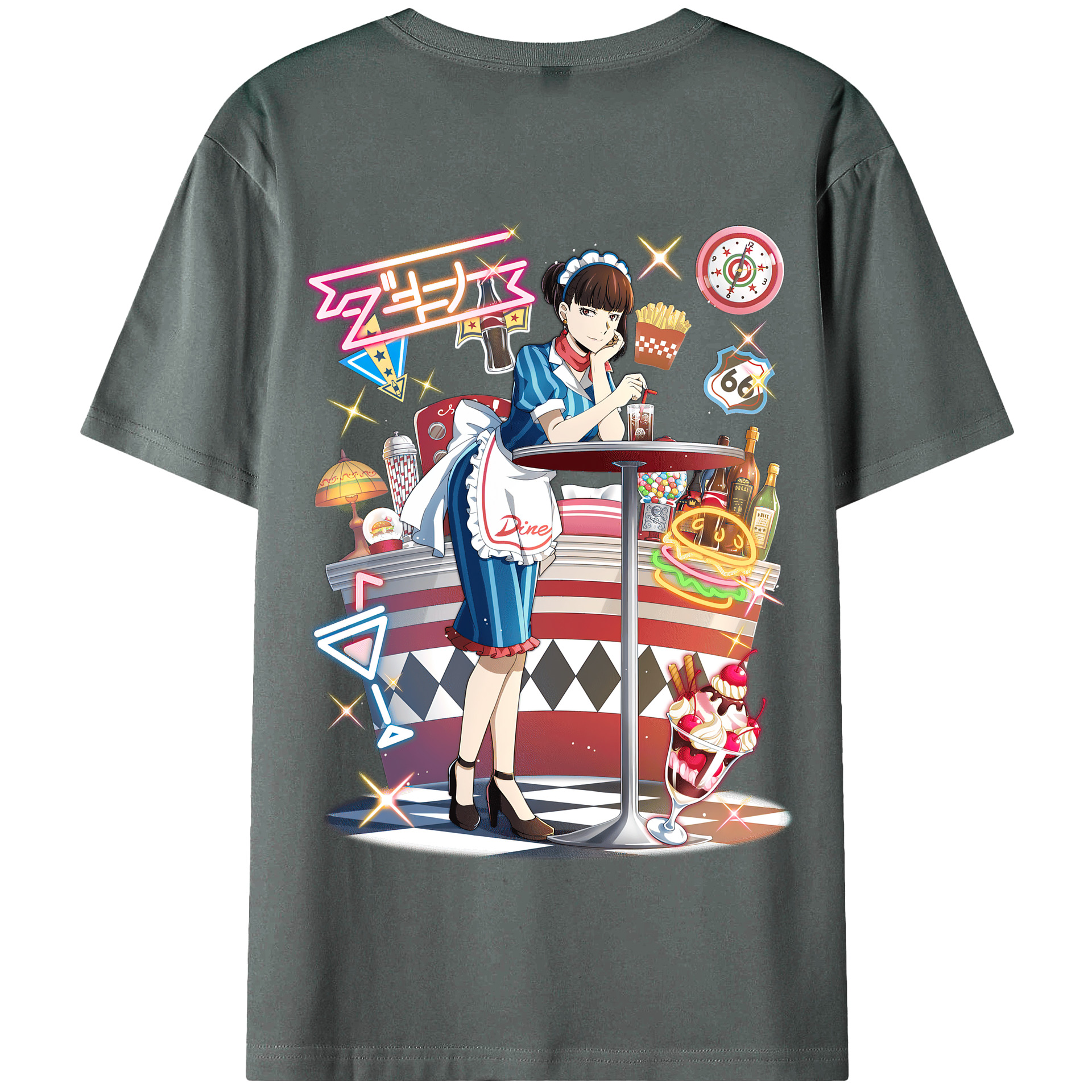 （画像用） 文豪ストレイドッグス Bungo Stray Dogs 綿100％半袖Tシャツ（背面プリント）